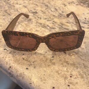 Diff Indy Animal Brown Sunglasses